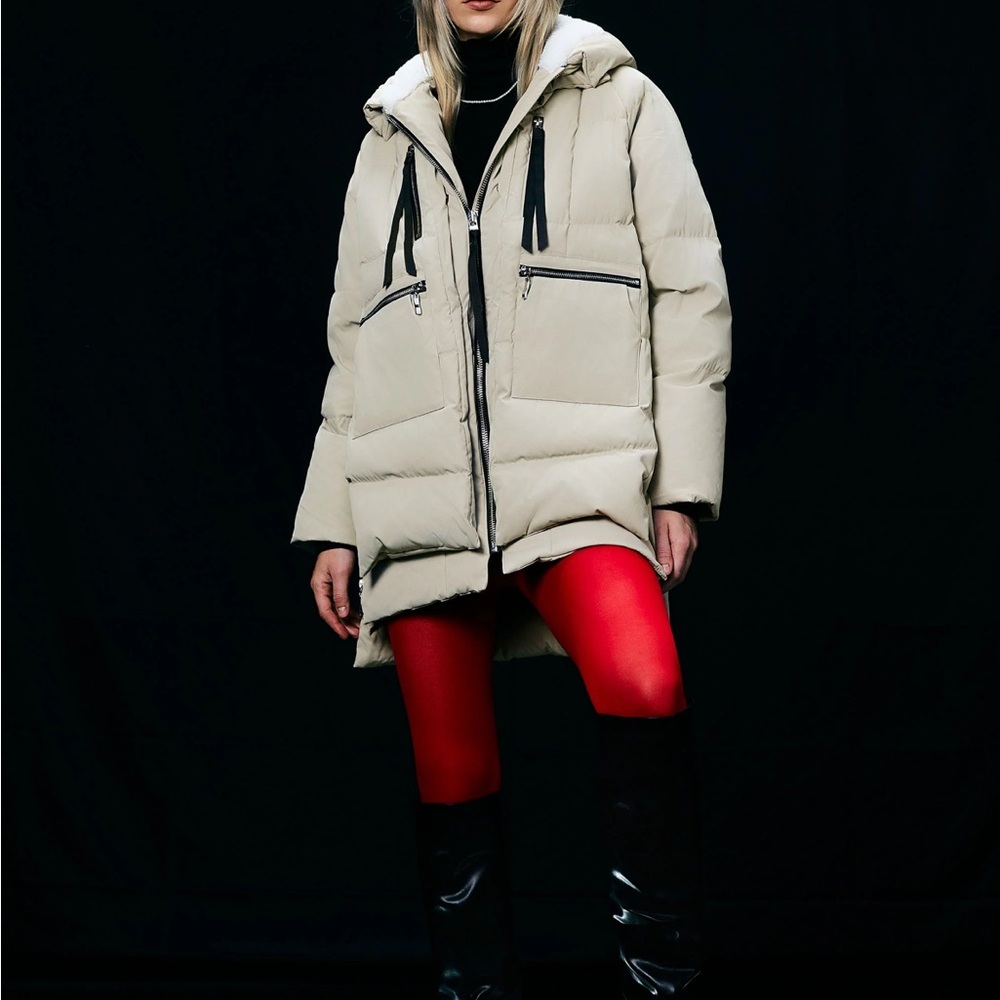 Orolay XXS Women's Cream Puffer Jacket